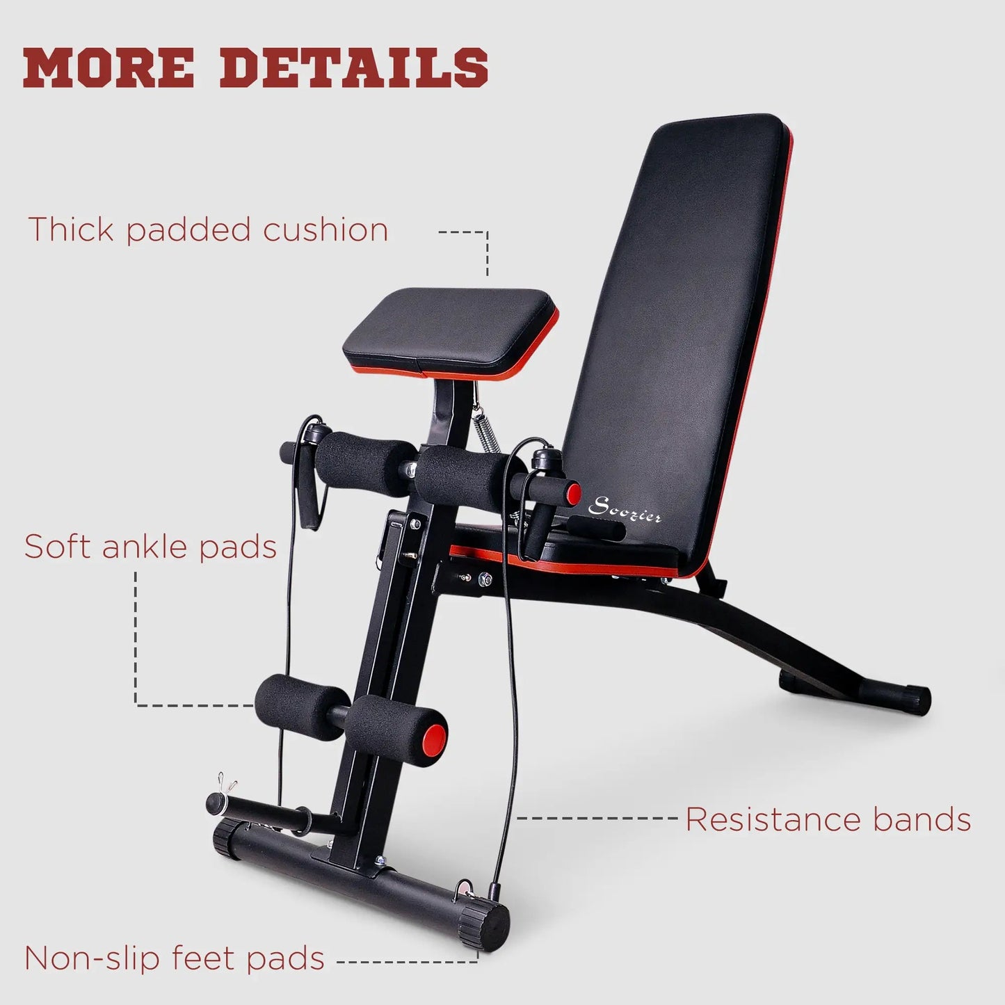 Foldable Dumbbell Bench for Strength, Press & Core Exercises Munipo
