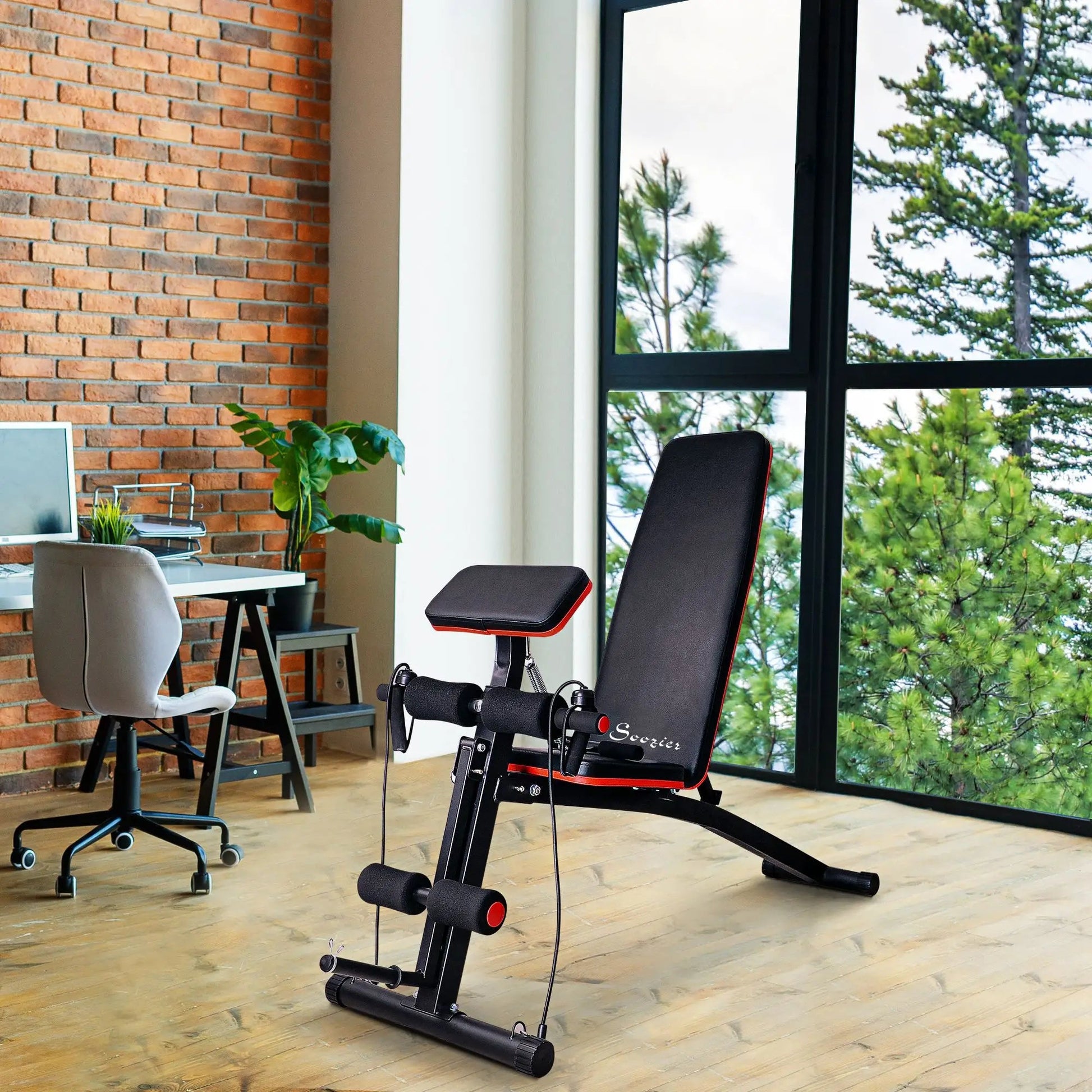 Foldable Dumbbell Bench for Strength, Press & Core Exercises Munipo