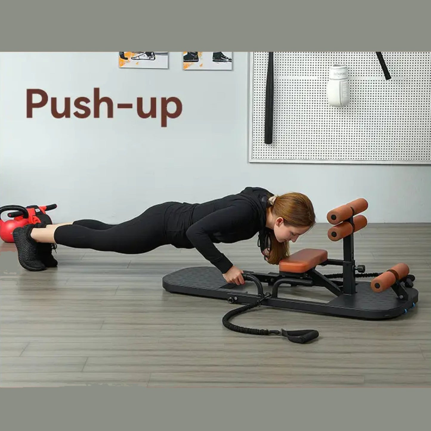 Foldable Sissy Squat & Hip Thrust Machine - Multipurpose Workout Equipment for Home Gym Aosom